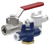 Ball and shut-off valves