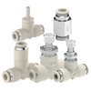 Flow and stop valves