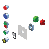 ECX1000-Non illuminated pushbuttons