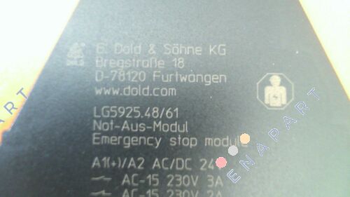0061919 / LG5925.48/61 AC/DC24V Модул за аварийно спиране