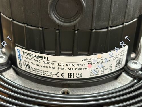 S3G500AM06H1 Вентилатор