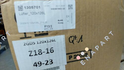 2GDS15 120/126L Z18-16 ЦЕНТРОБЕЖЕН ВЕНТИЛАТОР