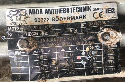 CC20L8B00000  Трифазен асинхронен двигател
