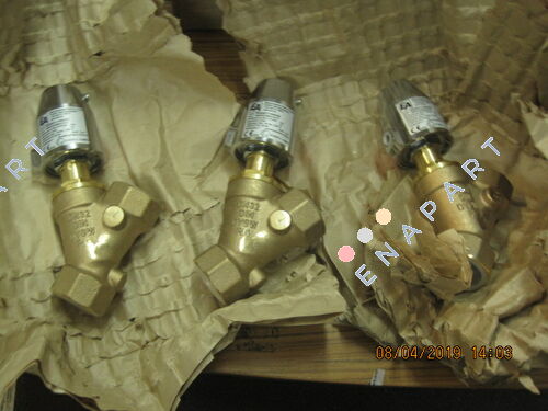 DG2D2111032/AX Клапан с контролирано налягане, G1 1/4", SK50-Мс., AX, червена месинг/PTFE, нормално затворен, с медиум