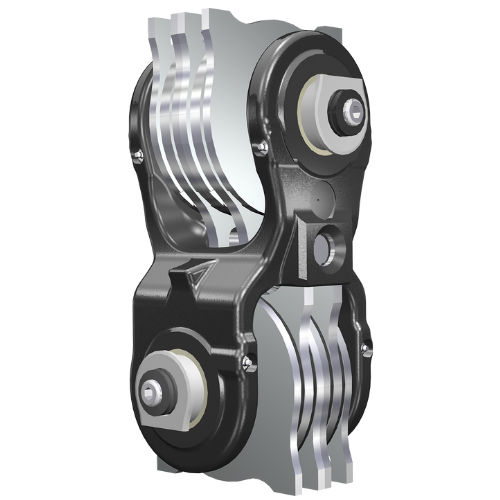 Dual swing damper MPB1-100/45