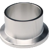 Flange with Tube, Short - stainless steel 304