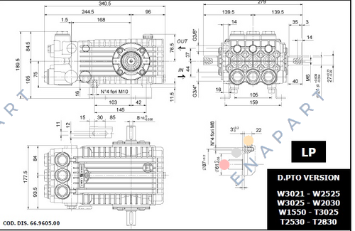 M42001054 / Serie 66 Type W 2141 Помпи