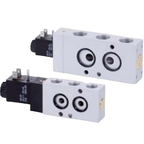5/2-WAY VALVES MONOSTABLE WITH NAMUR INTERFACE FOR DOUBLE-ACTING DRIVES