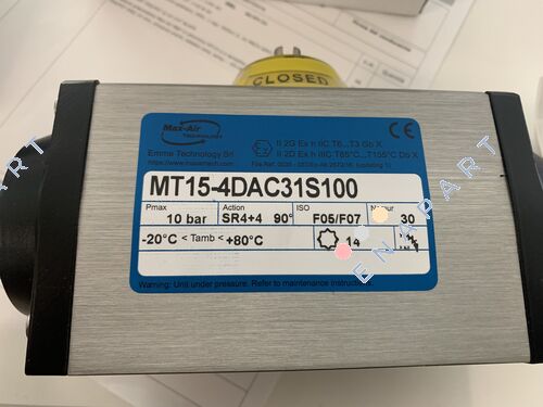 MT15-4DAC31S100 Пневматичен задвижващ механизъм