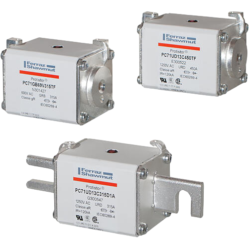 Protistor® size 71 aR, 750 to 1250VAC (IEC) / 1300VAC (UL)