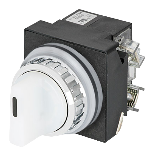 Illuminated knob selector switches Ø 30