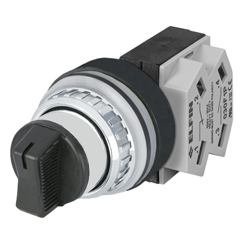 Non-illuminated knob selector switches Ø 30