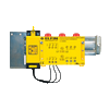 Wired safety device for 2 doors, DIN plate