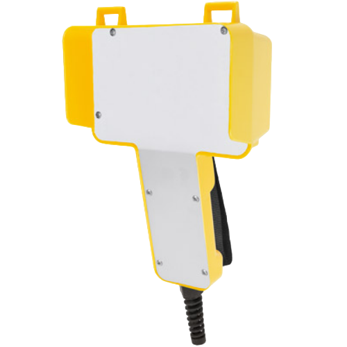 Hand-held push-button control unit