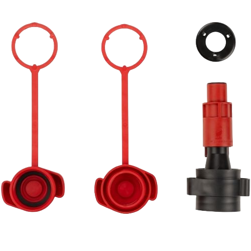 Accessories and spare parts for combo-fuel cans