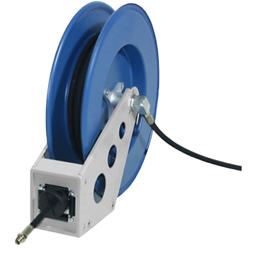 Hose reels for coolant