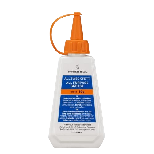 Lubricants for DIY purposes, label text German, English