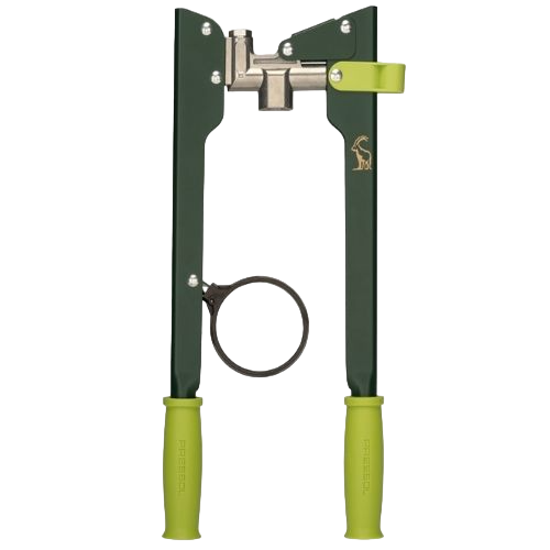 Two-hand grease gun 6 µm with meter and accessories