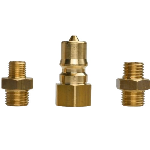 Accessories for centralized lubrication systems with connecting coupler