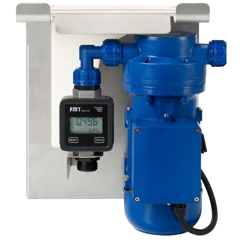 AdBlue® pump sets for installation on IBC containers, suction point at the top