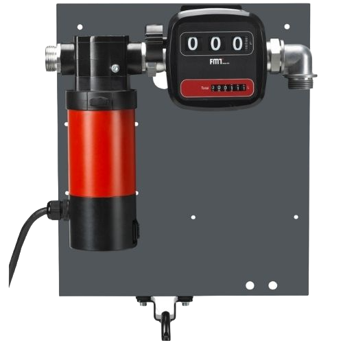 Mounted on base plate