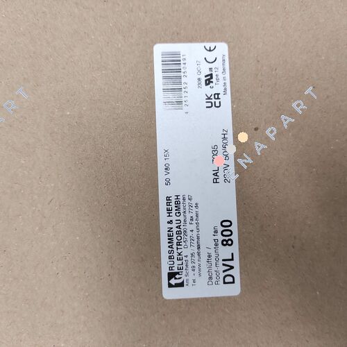 DVL 800 230 VAC покрив отдушник
