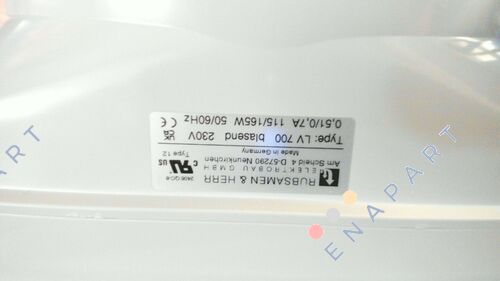 LV 700 RAL 7035 - 230V AC blasend филтър вентилатор