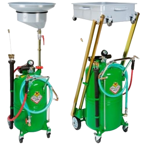 Fluid gravity and suction drainer