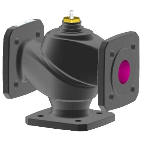 3-Way Flanged Valve, PN16/10 -BUE