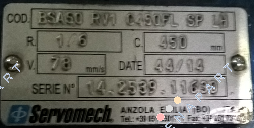 BSA50 - RV1 - C450 - FL - SP - Vers.6 - IEC90 B14 - LH  намаляване на