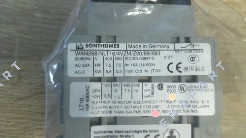 WAN298/NLT16/4VZM/Z20/69/X83 Специално на превключвателя за натоварване
