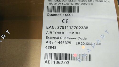 ER20.X0A.G00 електромагнитно задвижване