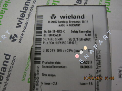 P/N: R1.180.0360.0 Type: SA-BM-S1-4EKL-C Конфигурируем контролен компонент