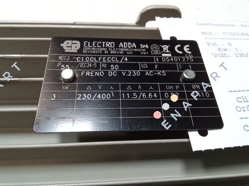 C100L-4/FECCL 3kW 4P 400/230V 50Hz B3
