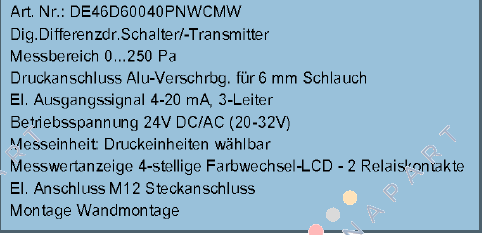 DE46D60040PNWCMW 
